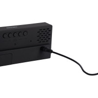 Digitálny budík Bondone LED Karlsson KA6153BK, čierna